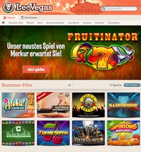 Die breite Spielauswahl von LeoVegas Casino